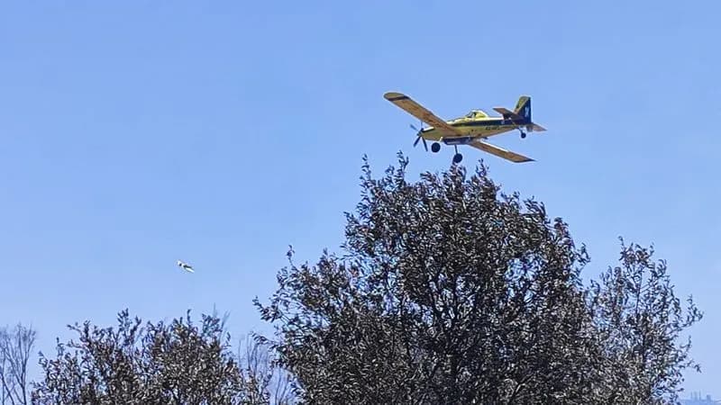 اندلاع حريق كبير   بمحاذاة الحي الجنوبي في إكسال 