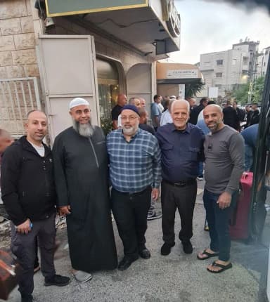 انطلاق الفوج قبل الأخير من حجاج الناصرة وسط أجواء من الفرح والوداع