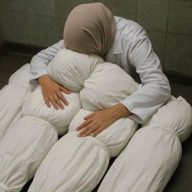 الطبيبة آلاء النجار تفقد تسعة من أطفالها في قصف جوي إسرائيلي